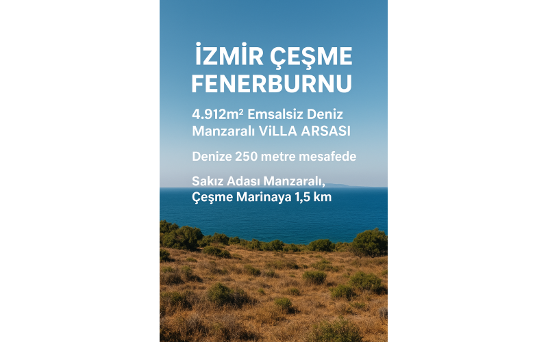 İzmir Çeşme Arsa